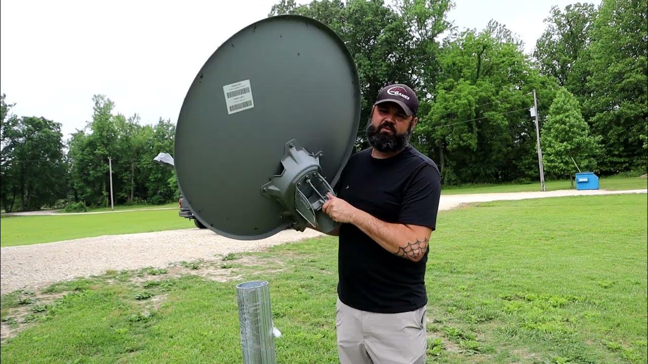 How to Remove a Satellite Dish From a Pole YouTube