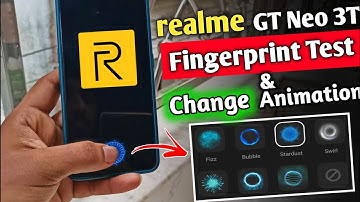realme gt neo 3t fingerprint test | realme gt neo 3t fingerprint animation | realme gt neo 3t