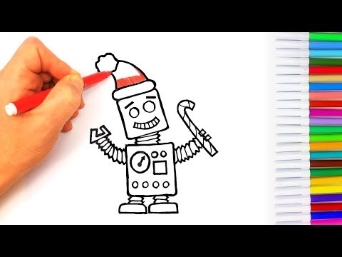 Youtube Disegni Di Natale Da Colorare.Coloring Santa Claus With The Glitter Youtube