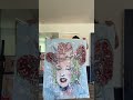 Marilyn meets the Wild West. Jesse Black painting