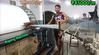 Warnings Sections & Beam Roling Proses || Surat Textile || Warping Machine Full Details