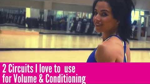 Circuit Training: 6 Exercises in 2 circuits for Conditioning and Volume.