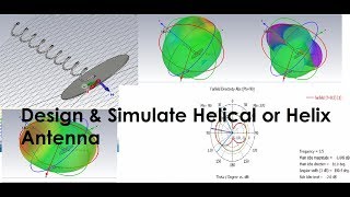 How to Design & Simulate Helical or helix Antenna using CST STUDIO SUITE screenshot 2
