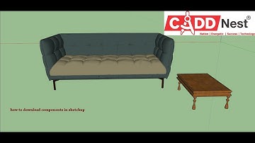 How to download components in sketchup - CADD Nest