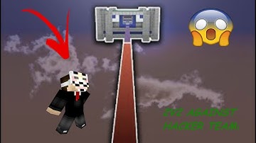 FIGHTING A TEAM OF HACKERS ON THE BRIDGE!?! (Hypixel)