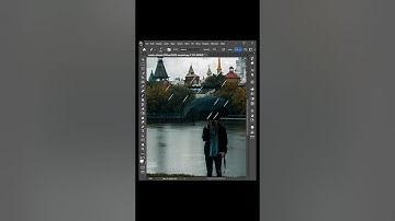 Realistic rain effect | #shorts #photoshop
