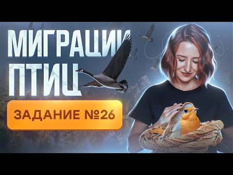 Миграции птиц | Задание 26 | ЕГЭ-2024 по биологии