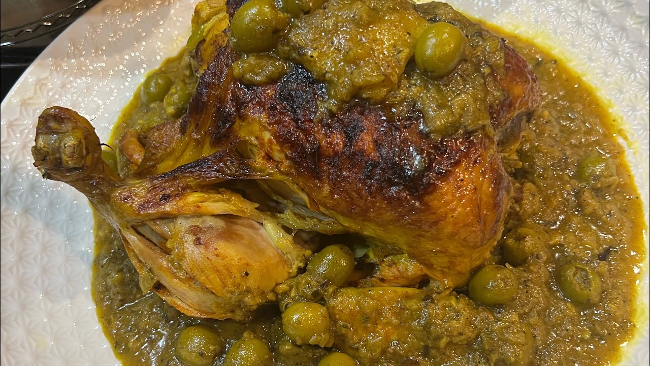 POULET AUX OLIVES ET CITRONS CONFITS A LA MAROCAINE / FACILE, RAPIDE ET TROP BON