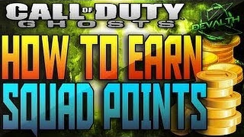 Call Of Duty Ghosts : How To Earn Squad Points In Multiplayer !