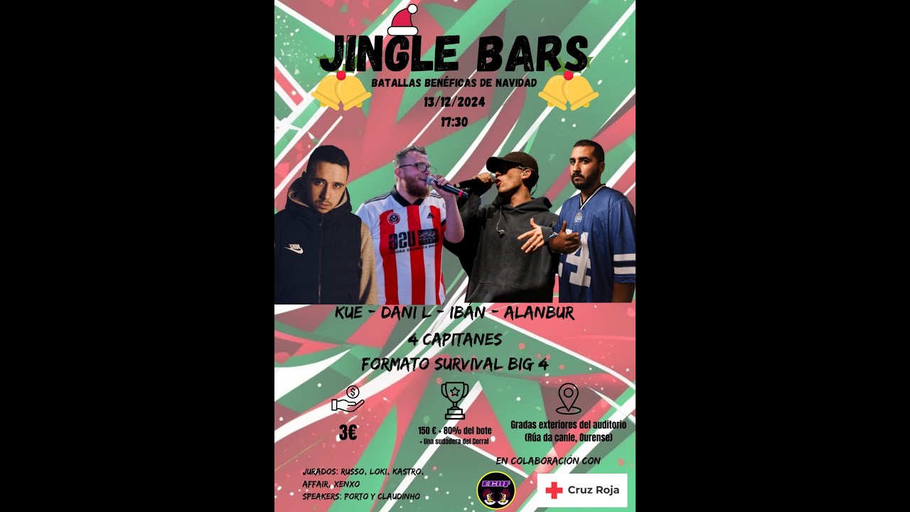 OS CONTAMOS NUESTRO PRIMER EVENTO EN GALICIA ,EL 5 VIDAS DEL UNDER ! JINGLE BARS SURVIVAL BIG FOUR!