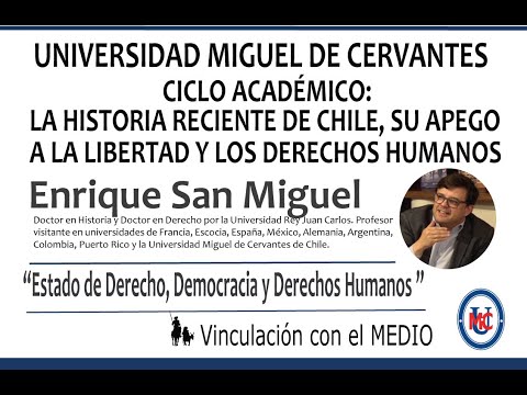 Conferencia: Estado de Derecho, Democracia y Derechos Humanos  Enrique San Miguel