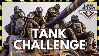 We Beat the HARDEST Mission in Helldivers 2 Using ONLY Tanks