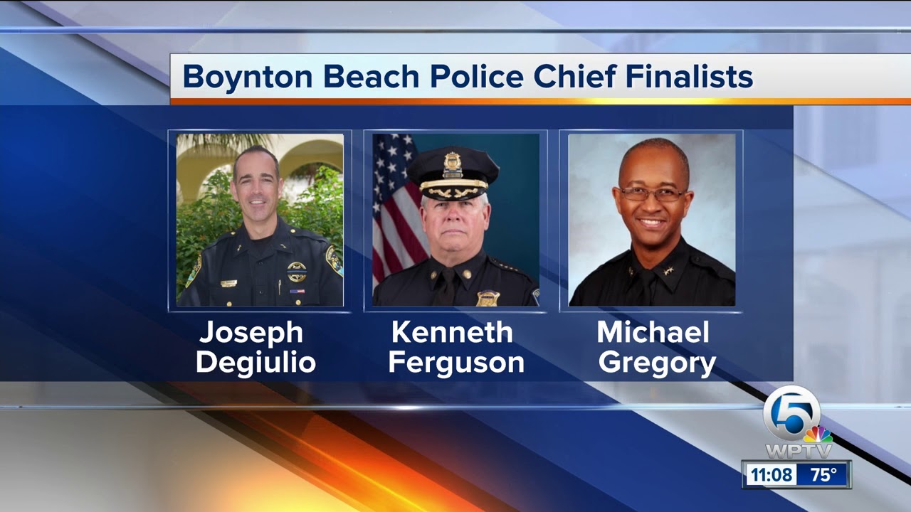 Boynton Beach city manager announces chief of police finalists - YouTube
