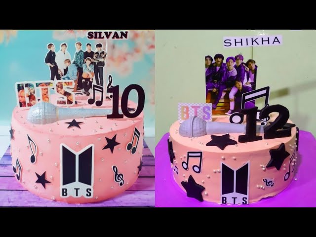 Bts Themed Cake | bakehoney.com