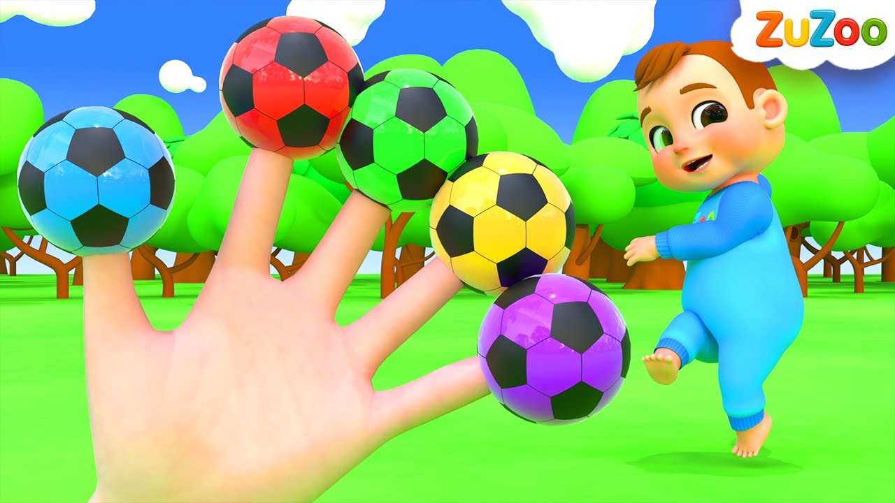 कलर बॉल फिंगर फ़ैमिली | Color Ball Finger Family | ZuZoo Hindi Rhymes