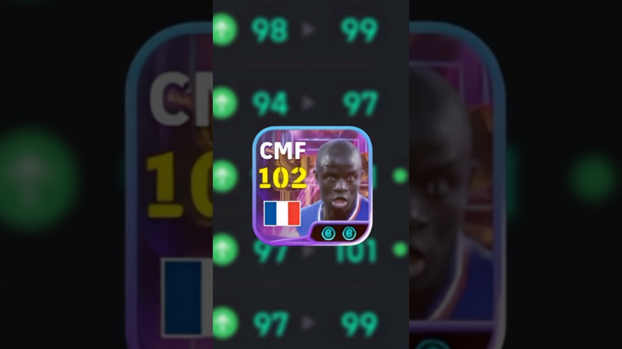 🔥 How to Train 102 Rated N’Golo Kanté in eFootball 2026 Mobile | Best CMF Training Guide