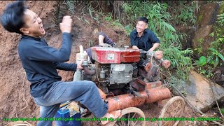 tuyệt vời tảng đá cứng đã có thêm nhiều vết nứt mới.đã lắp xong hộp số công nông cho A LÙ #gaiban 