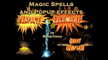 Magic Spells and Popup effects for UE4 and Unity.