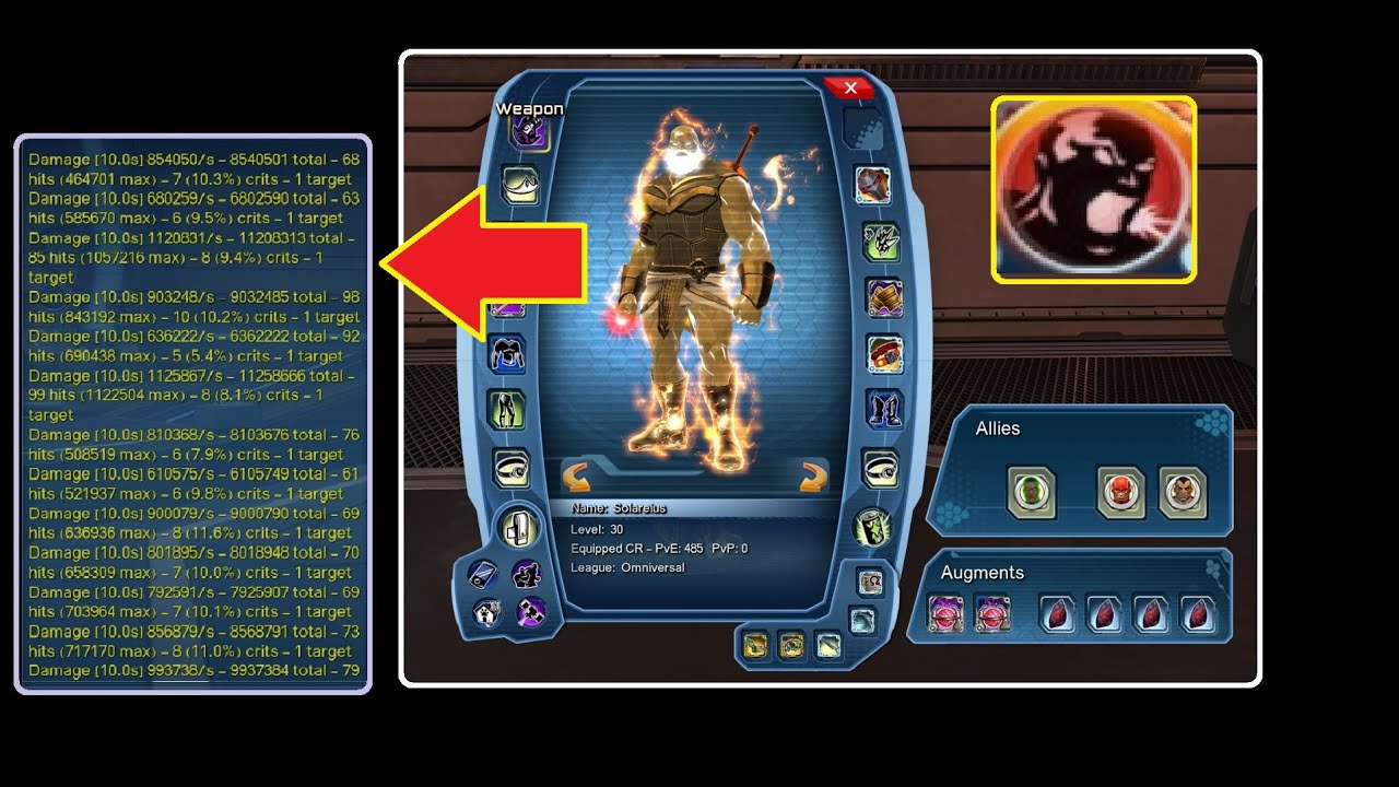 DCUO CRAZY Damage ... RAGE Battle Tank : ST Loadout