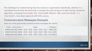 Reverse Engineering Checksum Algorithms