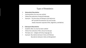 Frontiers and Boundaries... Complete Political Geography