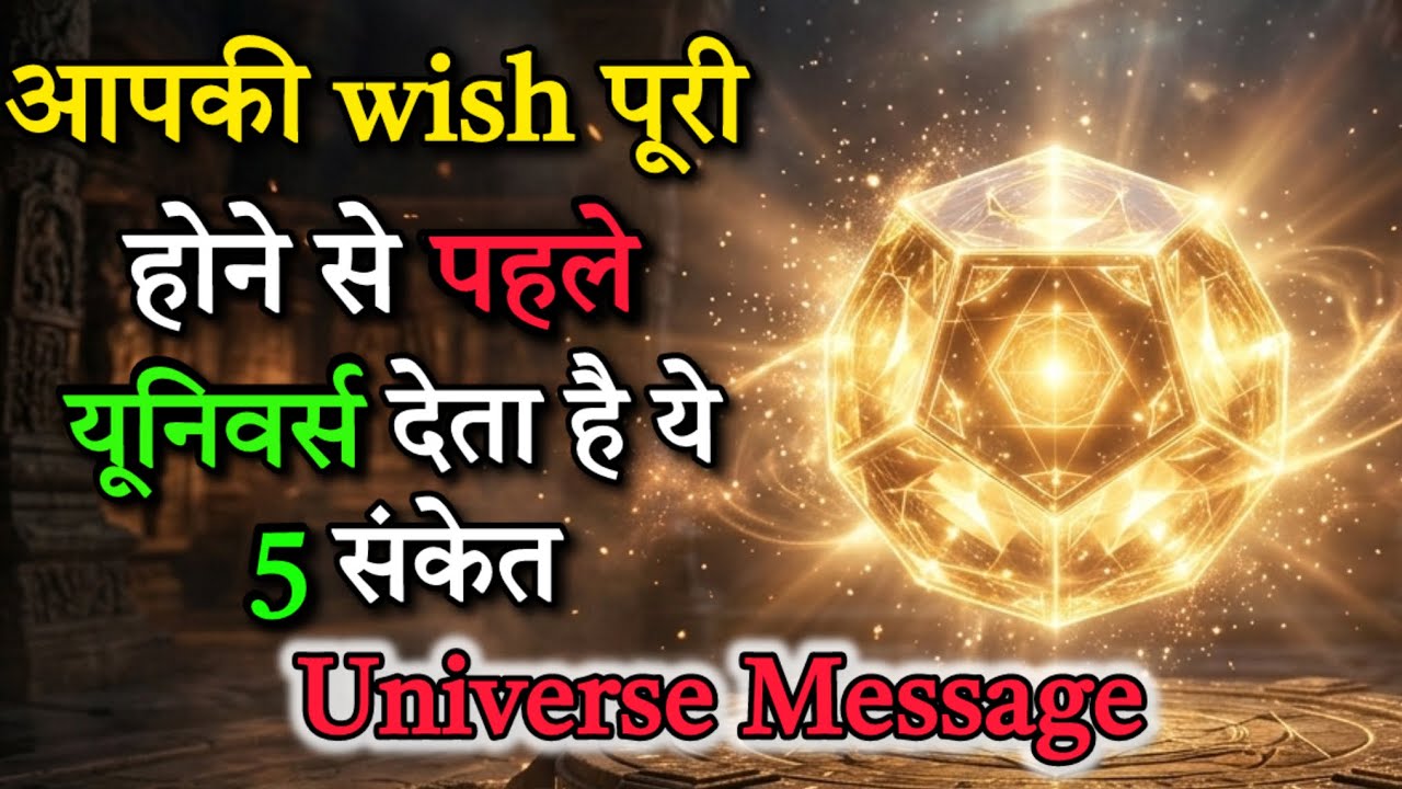 आपकी Wish पूरी होने वाली है? पहले ये 5 संकेत देखें | Universe Message