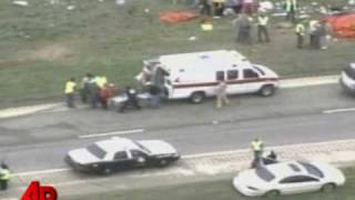 Raw Video: Deadly Bus Crash in Texas