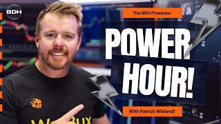POWER HOUR AT THE BDH!!! Patrick Wieland DayTrading LIVE! screenshot 4