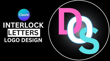 Hoe je letters in Canva in elkaar kunt laten grijpen | Tutorial voor het ontwerpen van letterlogo