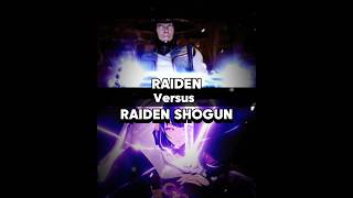 Raiden (Mortal Kombat) Vs Raiden Shogun (Genshin Impact) - Fantasy Faceoff #raiden #raidenshogun #yt