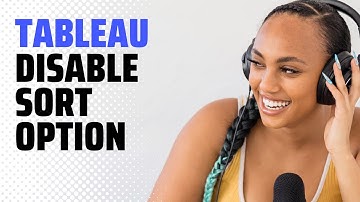 How to disable sorting option in tableau || How to prevent user from sorting in view in tableau