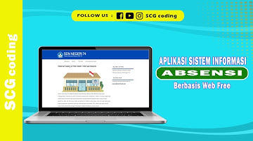 Aplikasi sistem informasi absensi berbasis web free