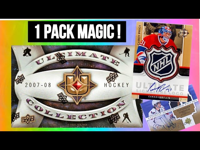 HOF AUTO PULL !! 2007-08 Upper Deck Ultimate Collection Hockey