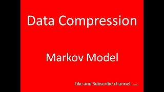 markov model (Data Compression)