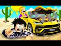 Roblox un voyage poussireux avec une lamborghini fin du jeu