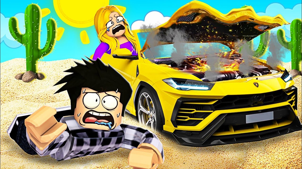 ROBLOX UN VOYAGE POUSSIREUX AVEC UNE LAMBORGHINI Fin Du Jeu