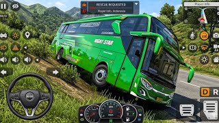 💥😭 Bus simulator indonesia 😱 || new euro coach bus simulator indonesia 🔥 || #new #bussid Telly Real screenshot 5