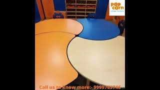 Flexible Modular Cluster Tables for Kindergarten Collaborative Seating Solutions | Popcorn Furniture