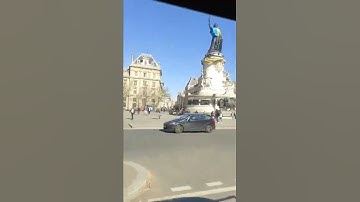 Статуя Республики Париж Франция / Statue of the Republic France