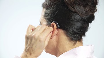 Opn BTE13 PP - How to place the hearing aid with dome on the ear