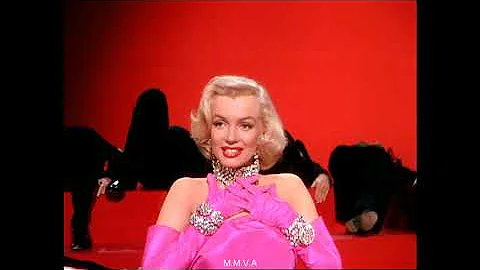 Marilyn Monroe in "Gentlemen Prefer Blondes" - "Di...