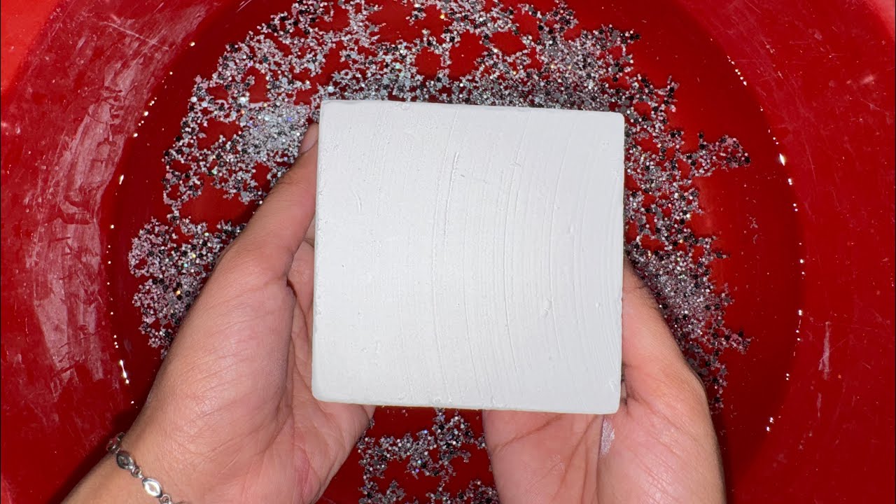 Fresh blocks+Water= Magic ￼🤍💫