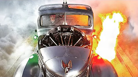 1939 Plymouth Truck with a 7 cylinder airplane radial engine.