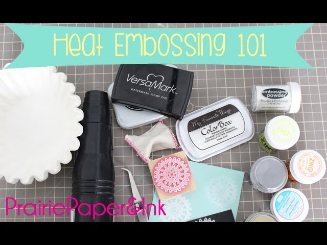 How to emboss with our Embossing Kit! - The English Stamp Company