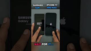 🔥 Samsung S25 vs iPhone 17 Pro Max – Real Speed Test | Ultimate Performance Battle 🚀👑