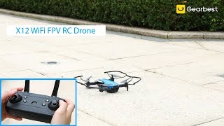 X12 Wifi Fpv Rc Drone - Gearbest