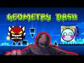 not ending the video until I beat Geometry dash hardest level as as noob