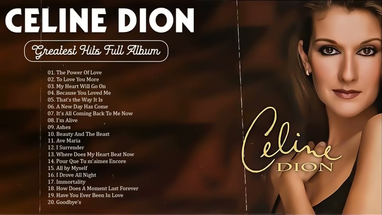 Celine Dion Hits Songs 2025 - Greatest playlist Songs Celine Dion - Best Songs of World Divas wbs