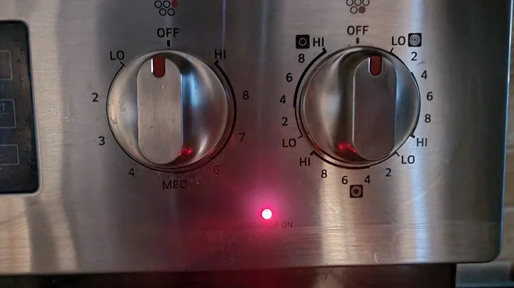 How to FIX Samsung Range Stove Broken Knob Always On