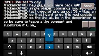 Minecraft PE | Single Player Commands v.11